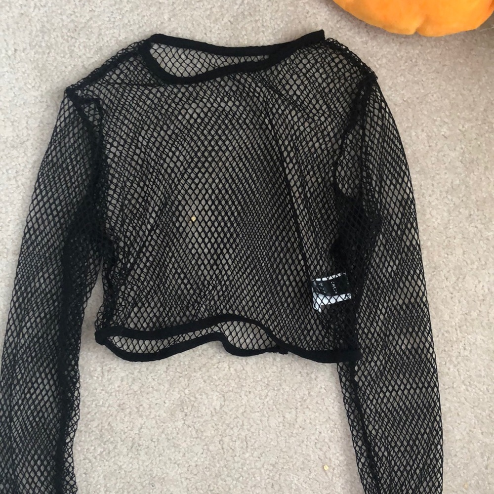 fishnet top